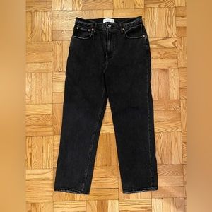 Abercrombie Ultra High Rise Ankle Straight Jeans